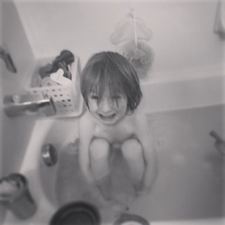 Pic-a-day 4 something Joyous! Gabe having fun in his bath!