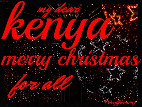 merry cristmas kenya by PercyGermany™