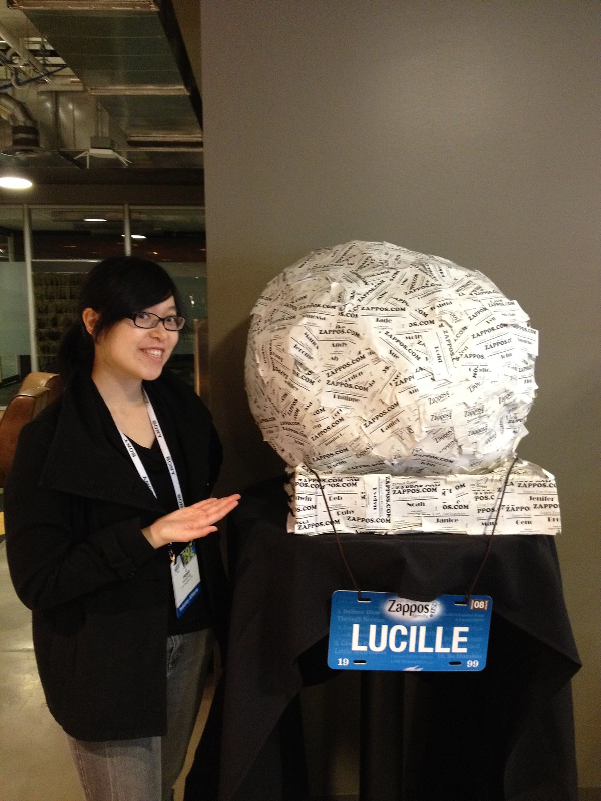 After the enlightening tour, I left my mark on â€œLucille Ball,â€ the ...