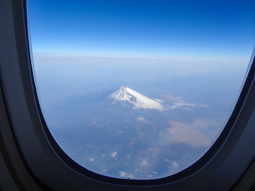 1K座席からの富士山