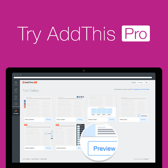 Start Your Free 14-Day Trial of AddThis Pro!
