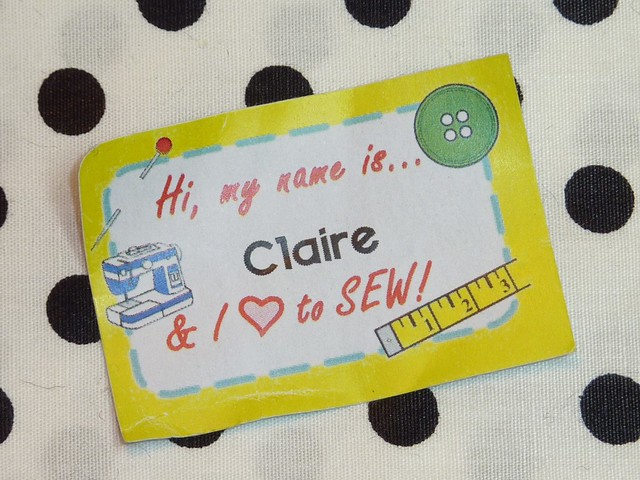 Hi, my names is... & I love to SEW!