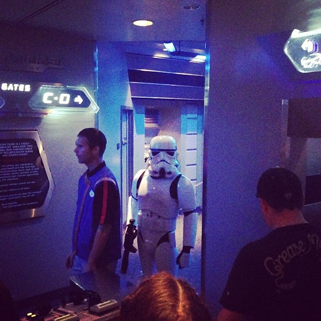 "I have a very bad feeling about this." #starwars #disneyland