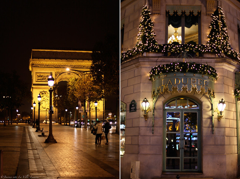 Midnight at Avenue des Champs-Élysées
