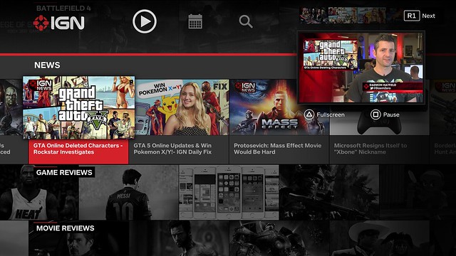 IGN App for PS4