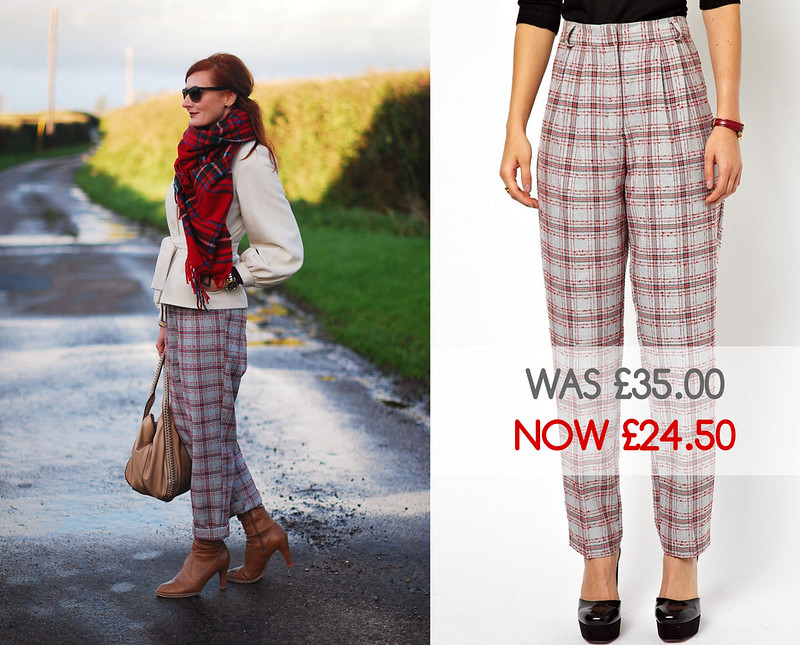 Asos check trousers - sale
