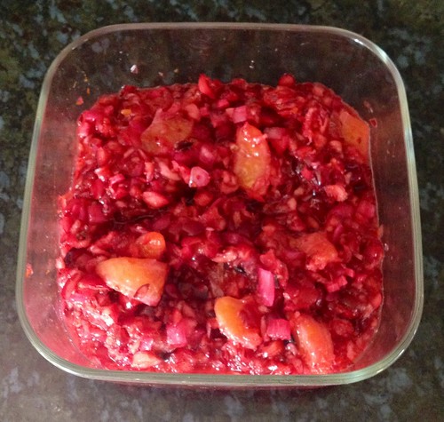 Cranberry-satsuma relish