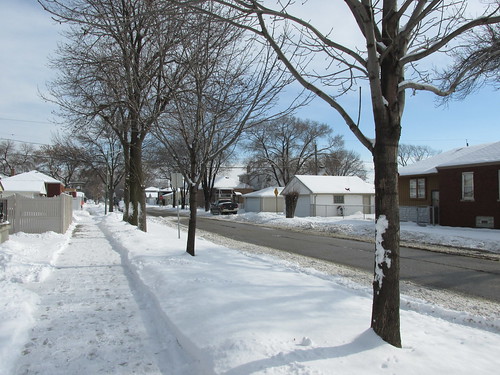 Wintertime in Chicago's Garfield Ridge neighborhood.  Chicago Illinois.  Sunday, February 2nd, 2014. by Eddie from Chicago