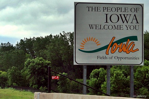 Welcome To ...Iowa Sign