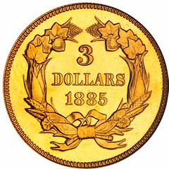 1885 $3 reverse