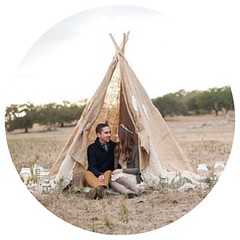 Burlap and Lace TeePee