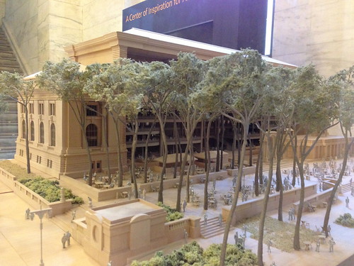 Scale-model version of the NYPL Research Branch transformation