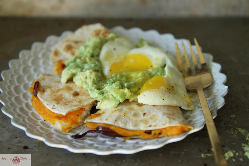 Butternut Squash and Goat Cheese Quesadillas