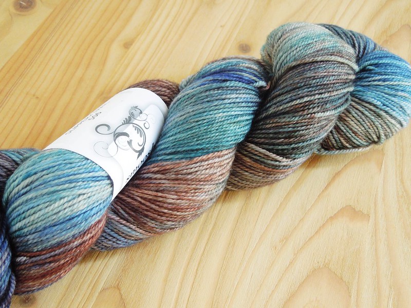 Dream in Color Smooshy with Cashmere (Slippery Trail colorway)
