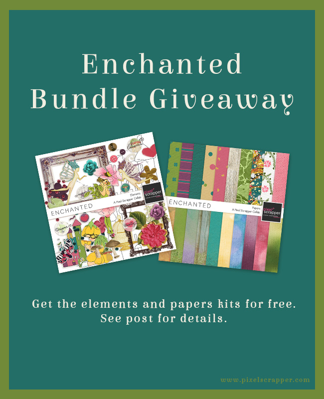 Enchanted Bundle Freebie from DigitalScrapbook.com