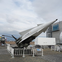 航空自衛隊浜松広報館：古いミサイル。