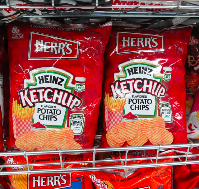 Heinz Ketchup: Odd Flavored Potato Chips by Herr's