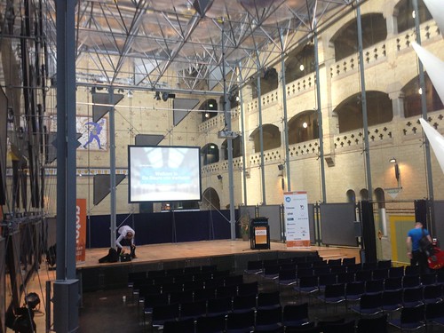 Tomorrow's venue after lunch talking blended reality, learning, games and tv #gotoams