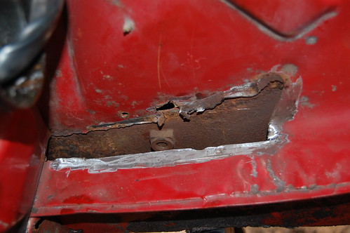 Passenger Front Frame Rail Top - Cleaned Up