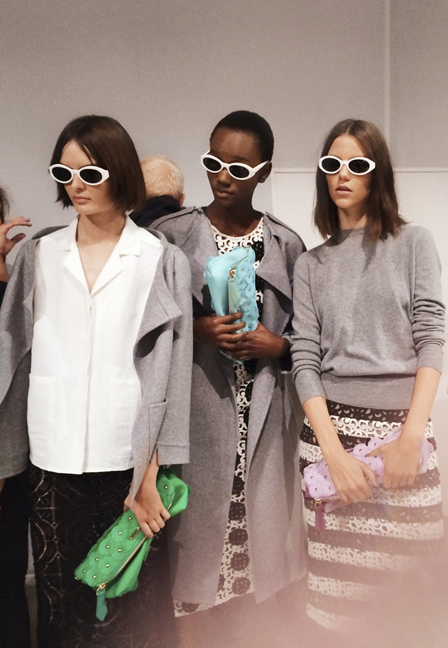 3 Backstage at the Burberry Prorsum Womenswear Spring_Summer 2014