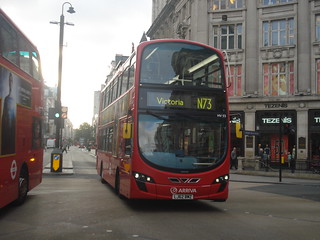 Arriva HV53 on Route N73, Oxford Circus