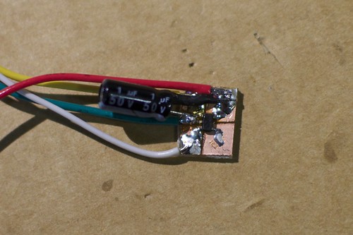 Regulator, with wires and 1µf cap