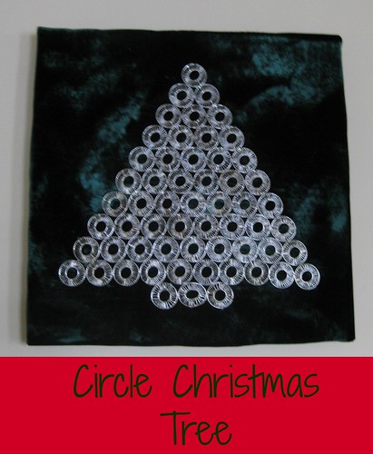 Circle metal christmas tree