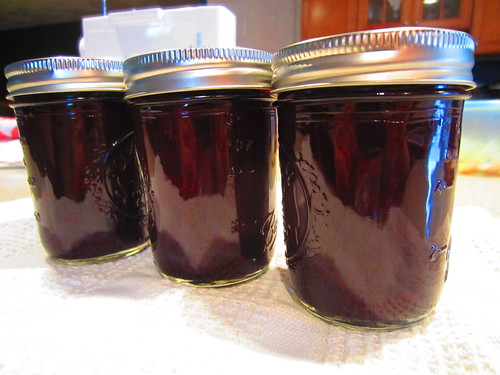 Blueberry mint jam