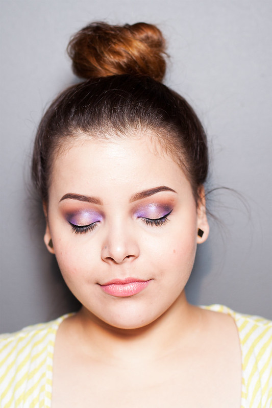 A look created with Stila's In The Moment eyeshadow palette