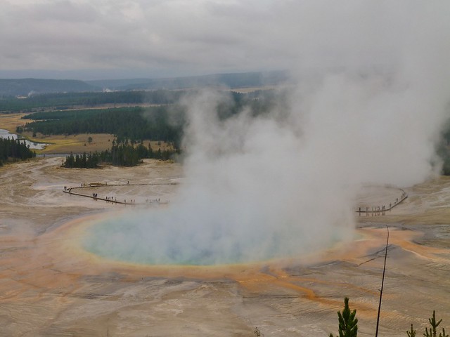 GRAND PRISMATIC SPRING,YELLOWSTONE NP - WY