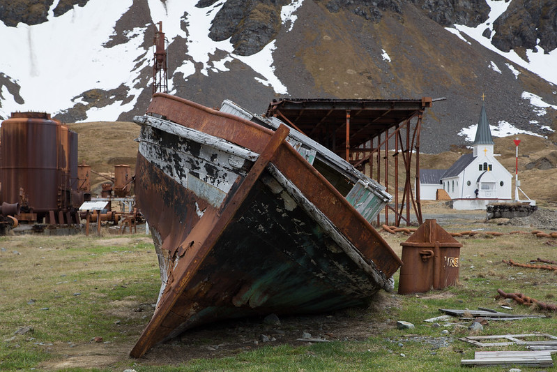 Grytviken - the old whaling station and Norwegian Church