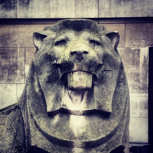 LCC Lion Tour #urban #lions #instagram #iphone5c #london #lcc #british #stone