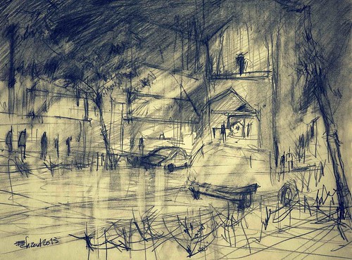 Midnight in Isfahan by Behzad Bagheri Sketches