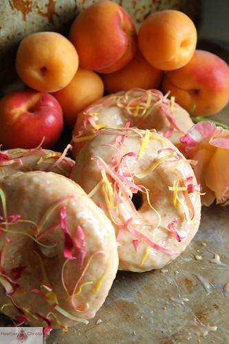 Apricot Rose Donuts