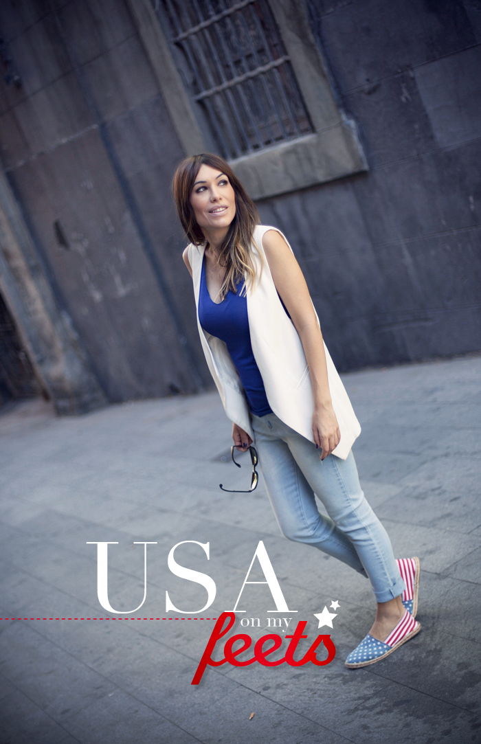 street style usa on my feets espadrilles barbara crespo outfit madrid