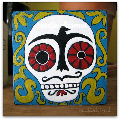 Day of the Dead Skull by Regina Lord