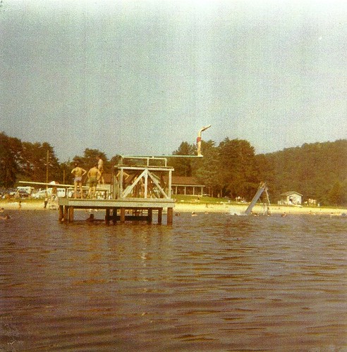 Simming area at Holliday Lake around 1970