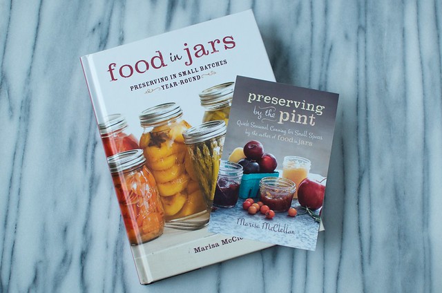 food in jars + preserving by the pint