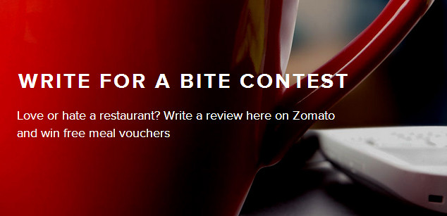 Write For A Bite Contest Zomato