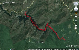 Bear Creek Lake GPS Track