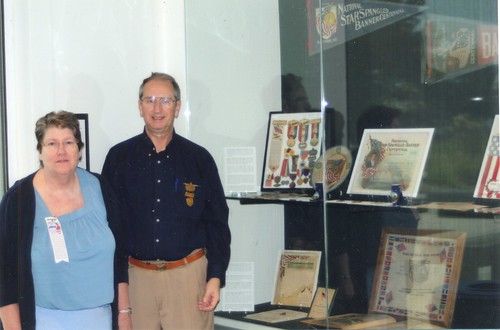 Janes and Russ Sears at Fort McHenry exhibits