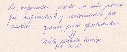 Nestor Eduardo Carrizo alumno Escuela N.17 de Fiambala, Catamarca.