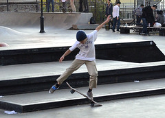 New York City Streetscapes - Skateboarding