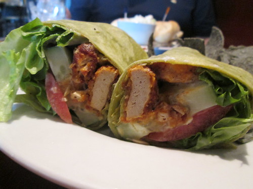 Ethos Vegan Restaurant - Buffalo Chicken Wrap