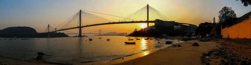 Ting Kau Bridge - Panorama
