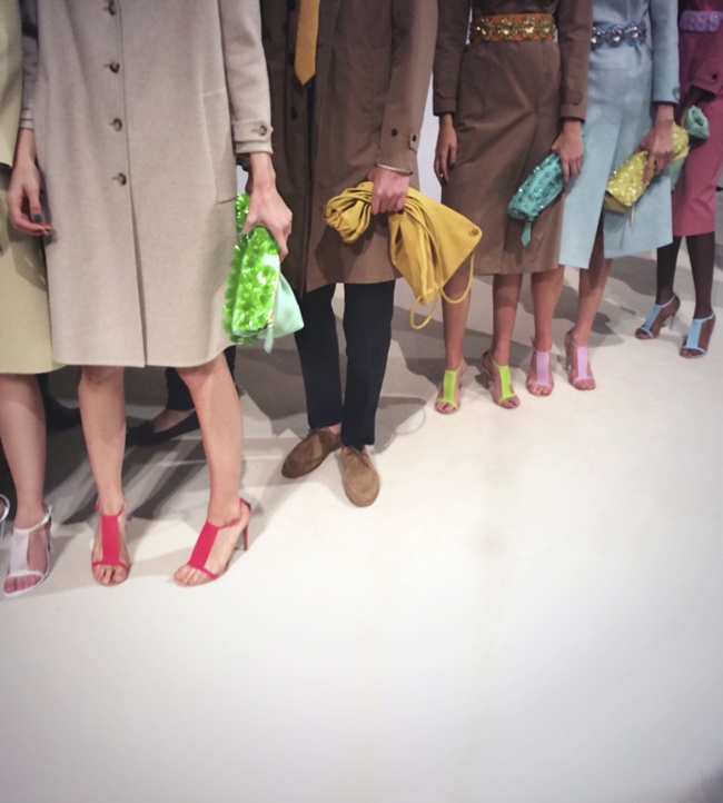 9a Backstage at the Burberry Prorsum Womenswear Spring_Summer 2014