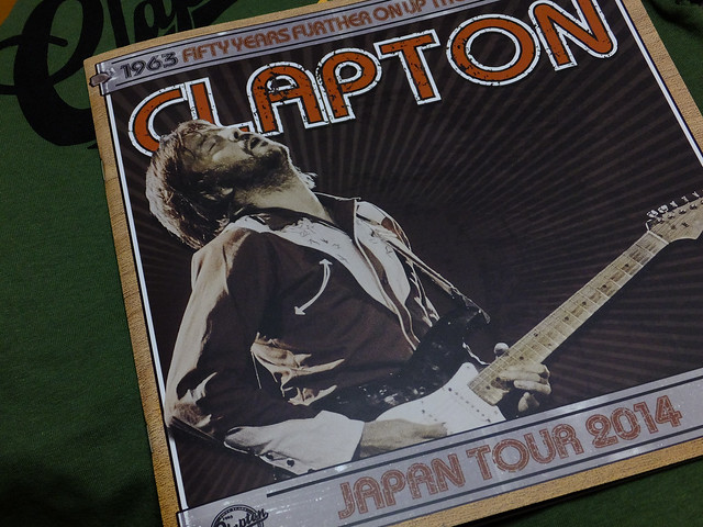 パンフレット　クラプトン JAPAN TOUR 2014