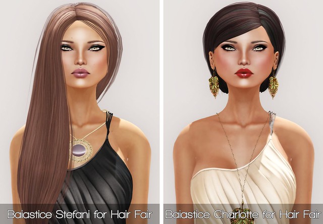 Baiastice Stefani & Charlotte for Hair Fair 2013 and PXL JADE in OLIVE and TAN