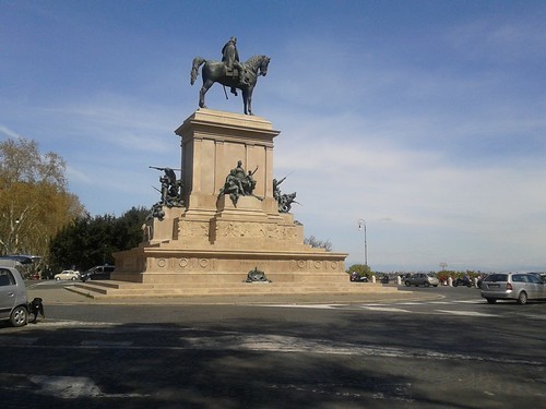 Gianicolo: la statua di Garibaldi