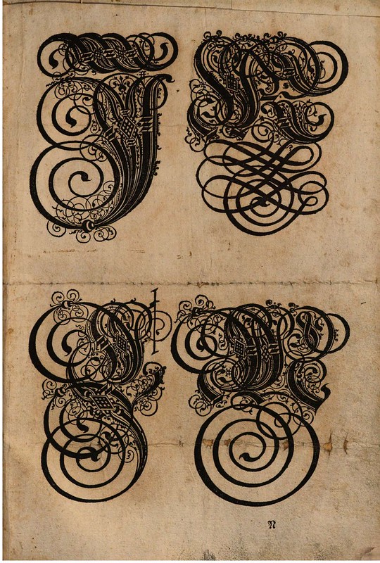 Paulus Franck - 'Schatzkammer Allerhand Versalien Lateinisch vnnd Teutsch', 1601 alphabet d